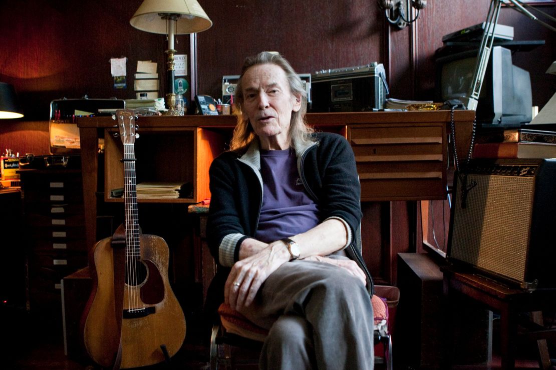 Lightfoot pictured at his Toronto home in 2012 while promoting his album "All Live."