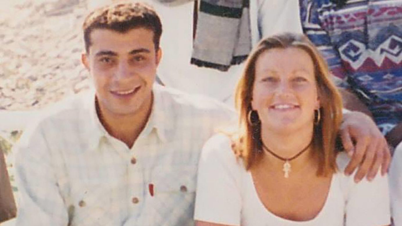 <strong>Meeting on the Nile:</strong> Christina, a 28-year-old from the UK, was working for six months as an Egypt-based tour guide. Her tours partly took place on a boat called the Kimo -- Wahid was the Kimo's 26-year-old manager.