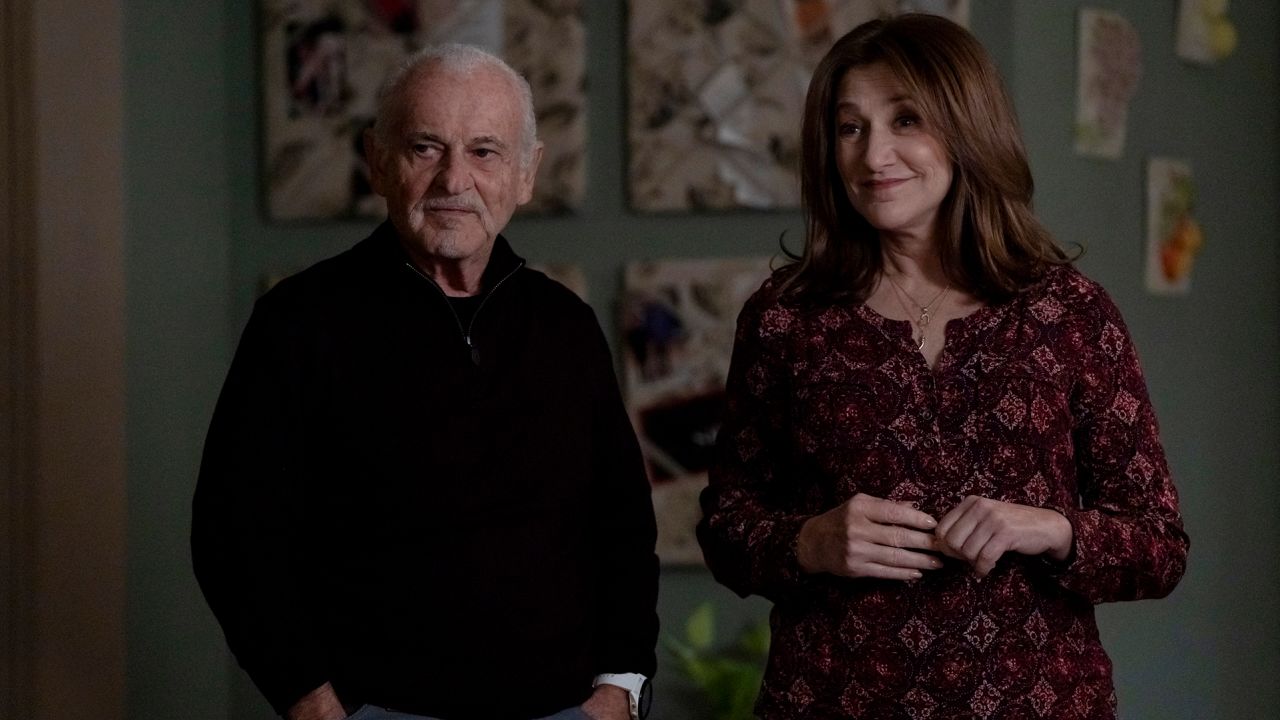 Joe Pesci and Edie Falco in "Bupkis."