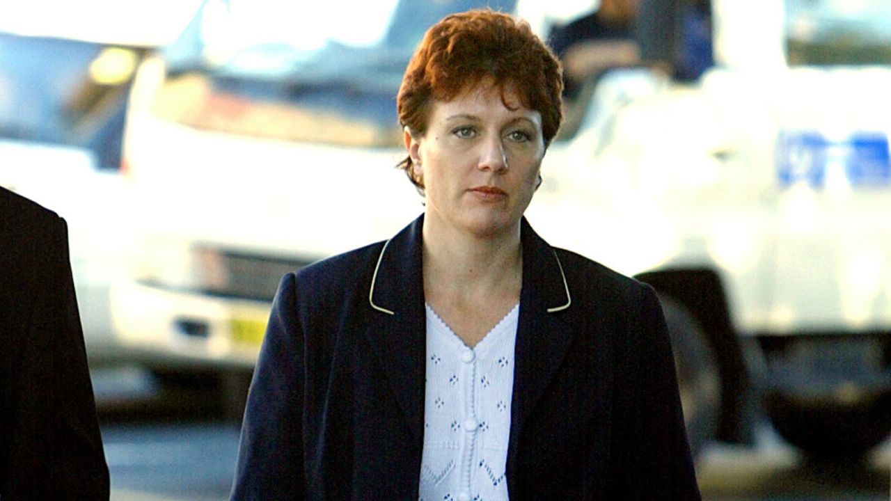 A file image of Kathleen Folbigg at the New South Wales Supreme Court in Sydney, May 19, 2003.  