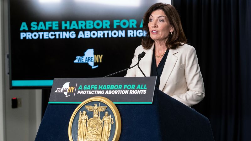 NextImg:NY governor signs two bills aimed at ensuring access to abortion medication and over-the counter contraceptives | CNN Politics