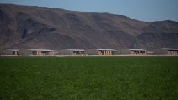 Fondomonte's sprawling hay bale storage off Vicksburg Road in Salome, Ariz. on Thursday, Oct. 26, 2022.