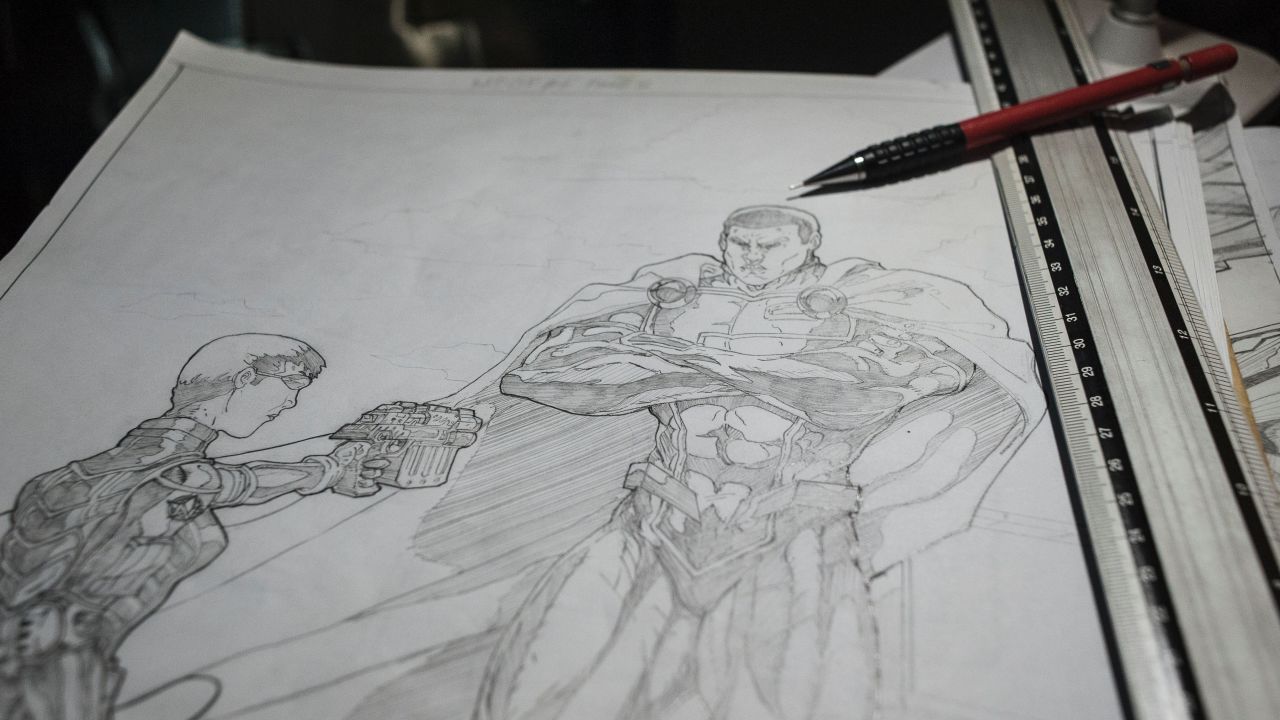 Since its inception 10 years ago, Comic Republic has created and conceptualized dozens of comic book characters and stories. This sketch is from 2016.