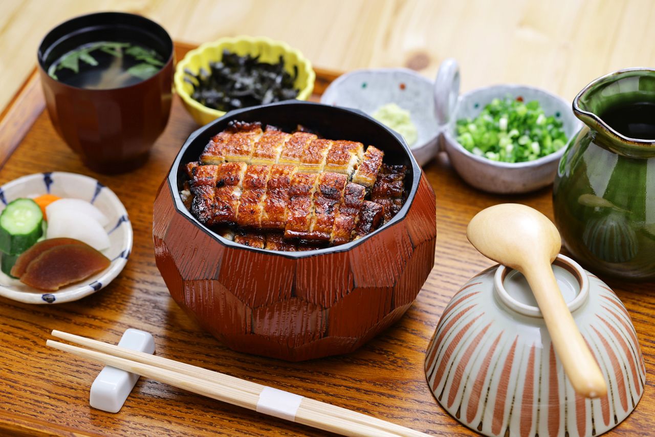 Hitsumabushi is a Nagoya rice dish featuring grilled unagi (eel). 