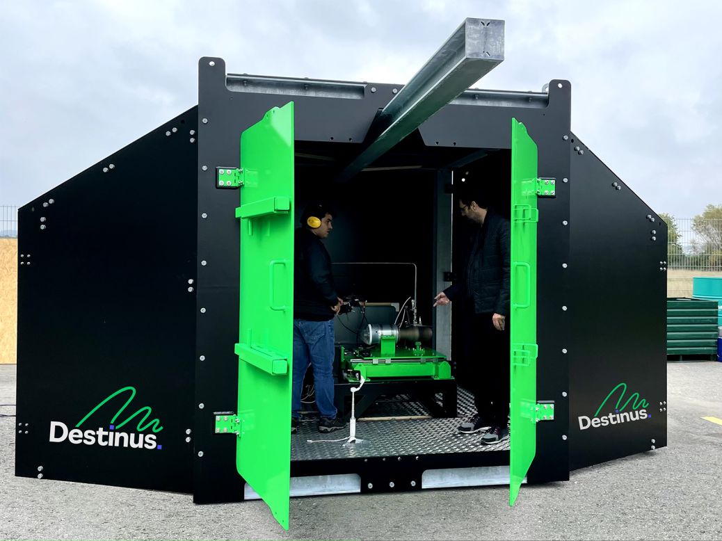 <strong>Hydrogen: </strong>Destinus is now testing its in-house built afterburner technology using hydrogen and is about to start testing hydrogen-powered flight. 