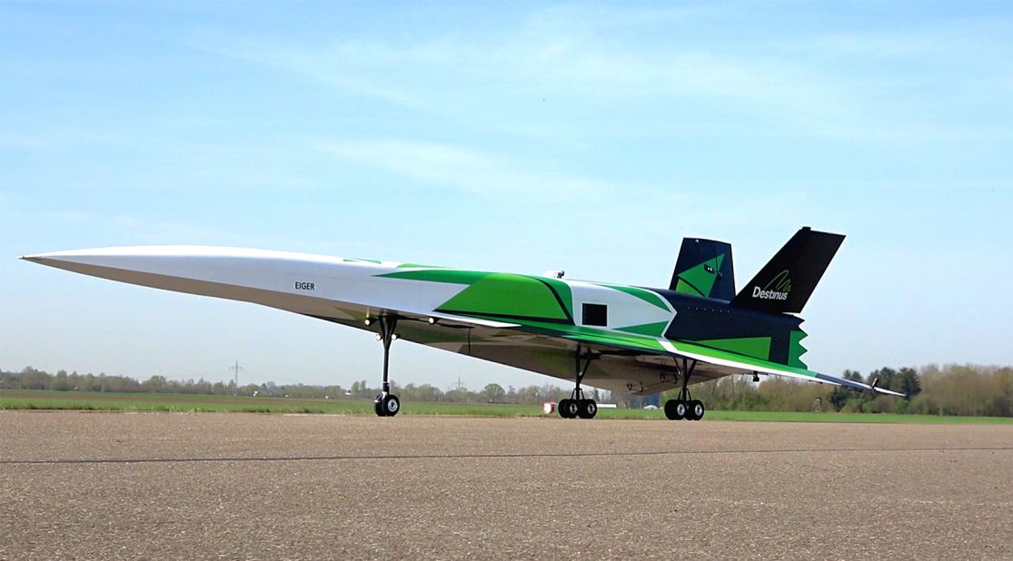 <strong>Second prototype:</strong> This is Eiger, the company's second prototype, which successfully completed test flights last year. 