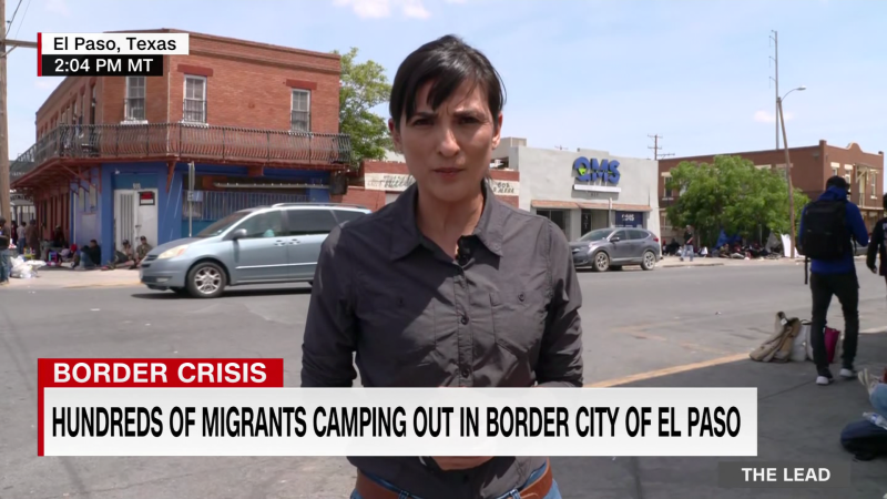 A week ahead of the expiration of an immigration policy known as Title 42, hundreds of migrants are camping out in the border city of El Paso, Texas | CNN