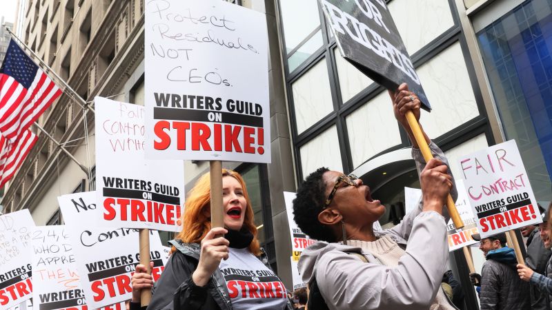 NextImg:Cord cutting, streaming losses and the 'terrifying math' driving the writers strike | CNN Business