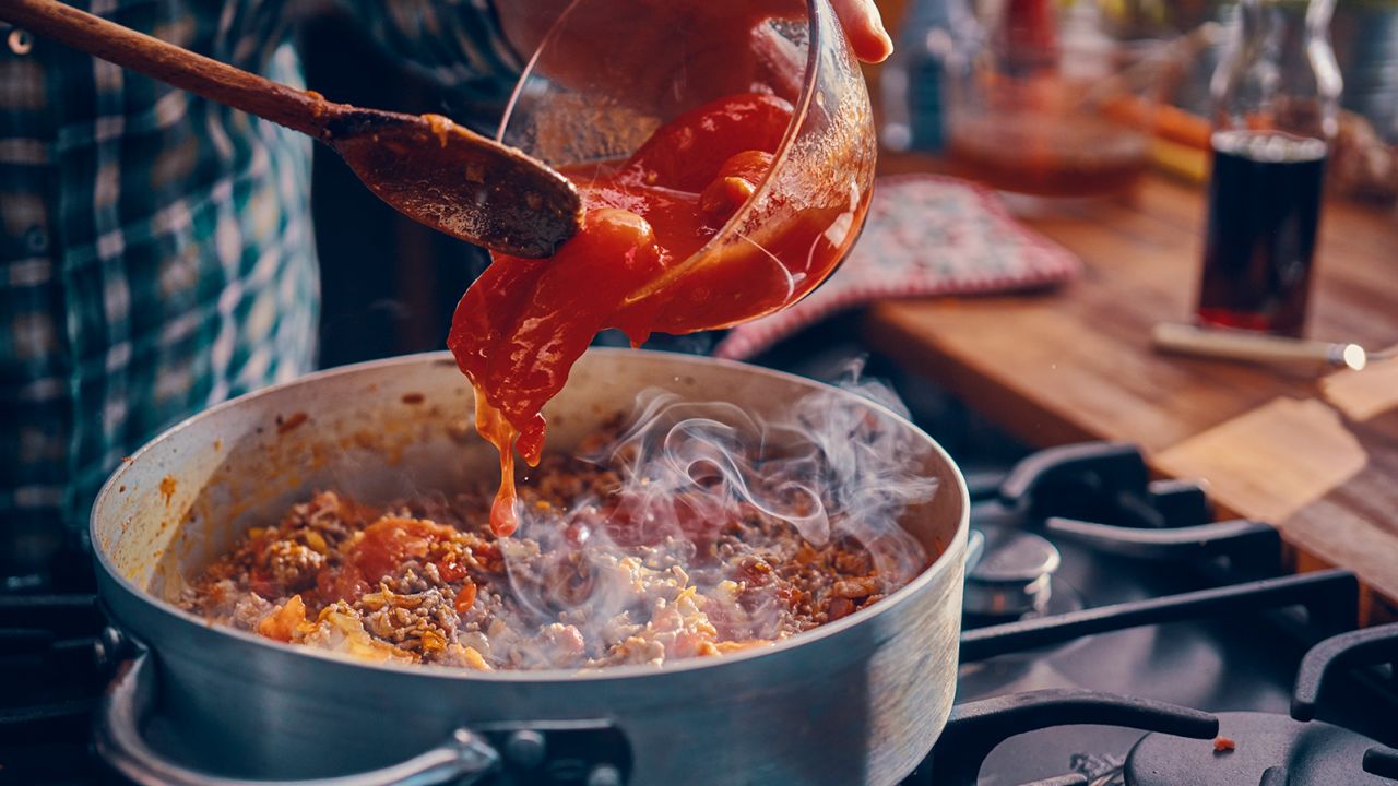 Foods like cheese, tomato and meat all contain natural glutamate.