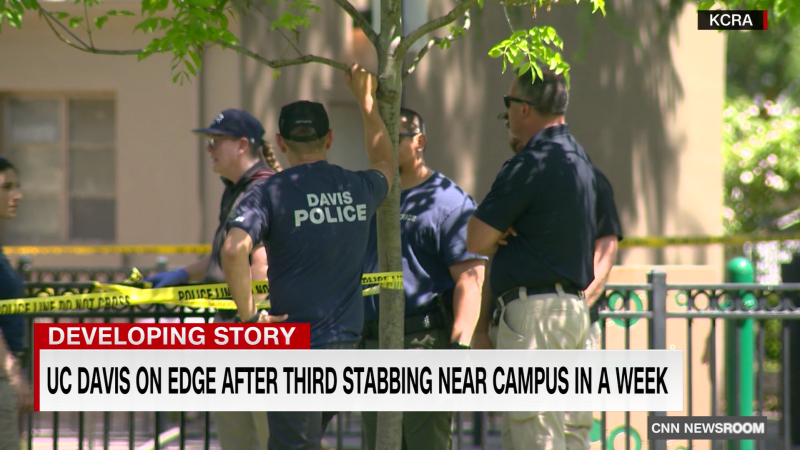 Police search for clues in stabbings near campus of University of California, Davis | CNN