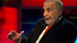 Billionaire activist-investor Carl Icahn gives an interview on FOX Business Network's Neil Cavuto show in New York, U.S. on February 11, 2014. 