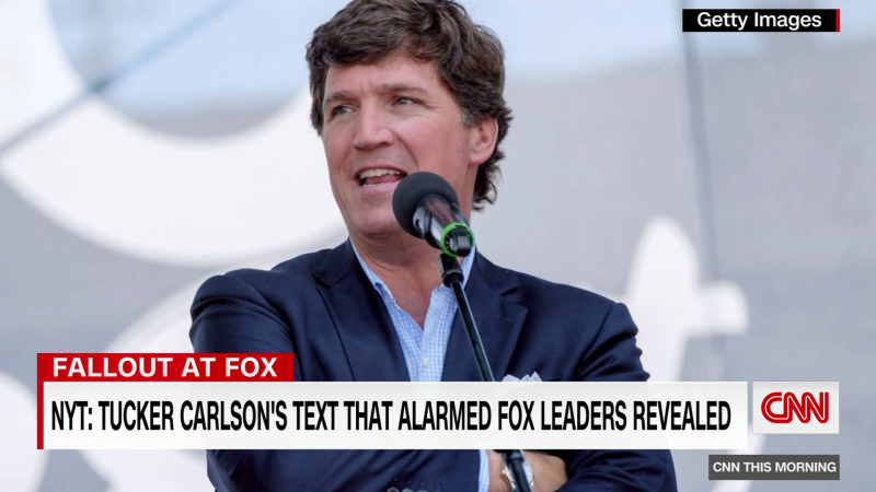 Tucker Carlson’s Text Revealed | CNN