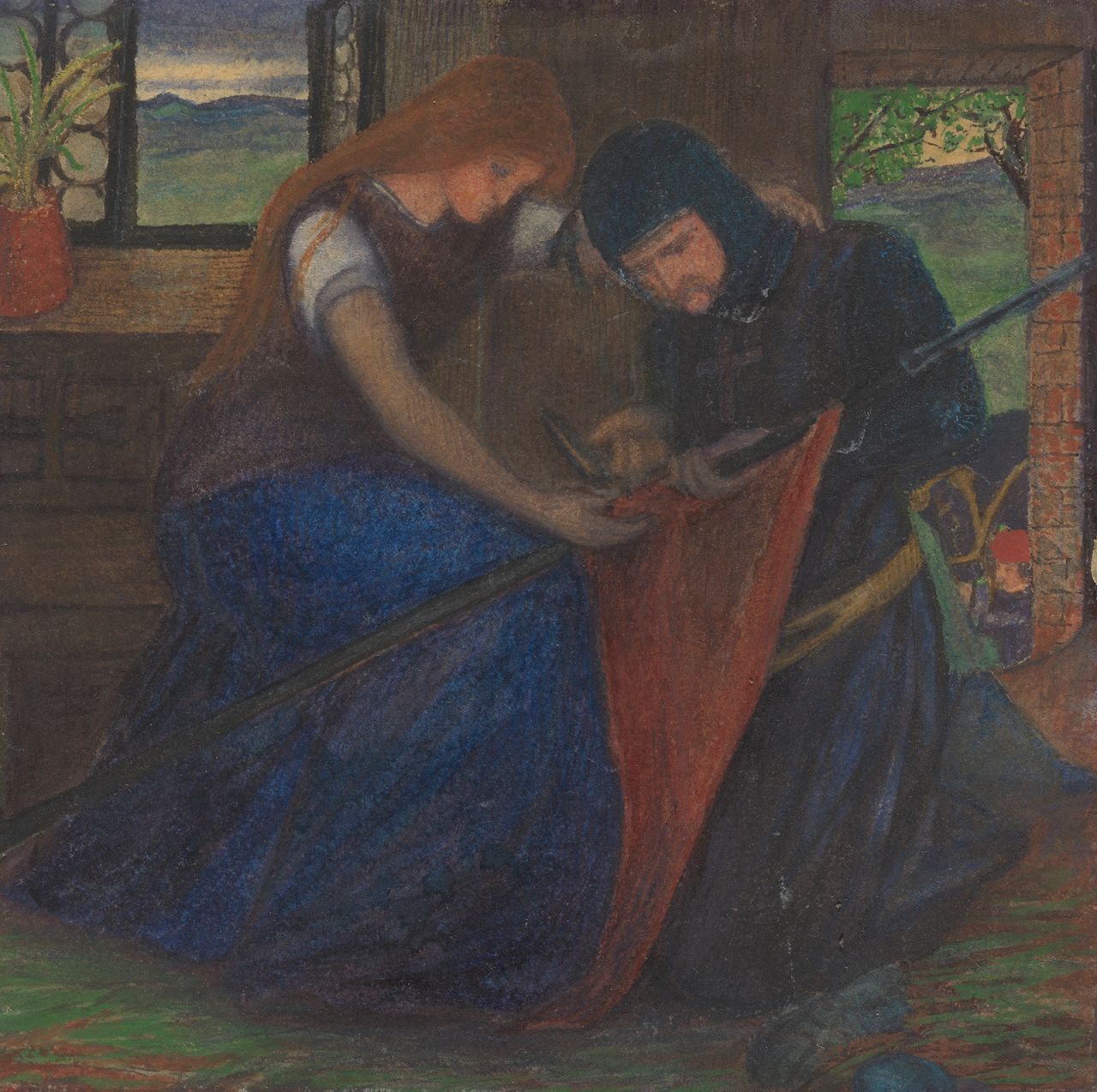 Elizabeth Siddal is often called a 'supermodel' of the Pre-Raphaelite movement. But she was an artist who exhibited with the group as well.