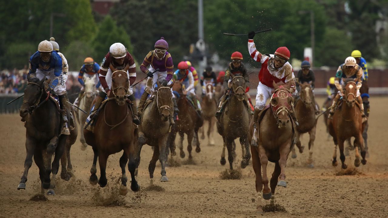 Rich Strike crossed the finish line in first to win the 148th running of The Kentucky Derby at Churchill Downs.
