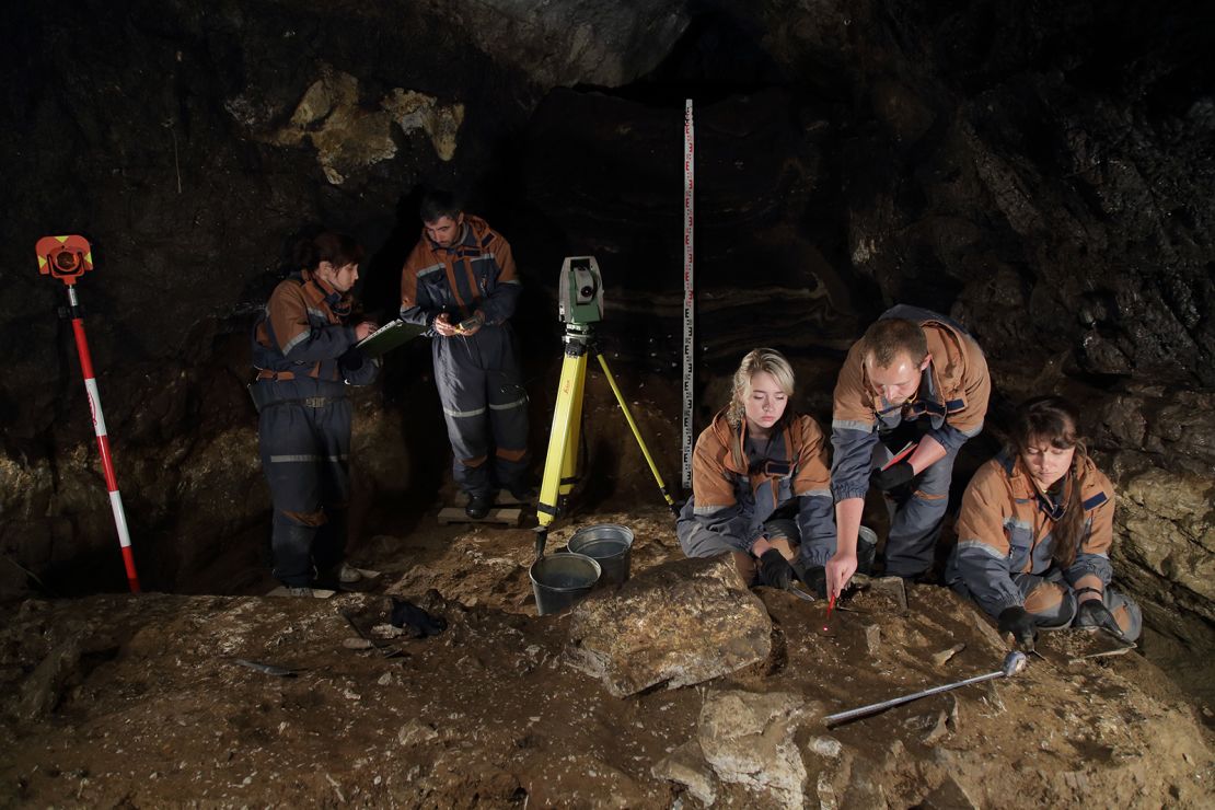 The tooth was unearthed during excavations in Denisova Cave in 2019. 