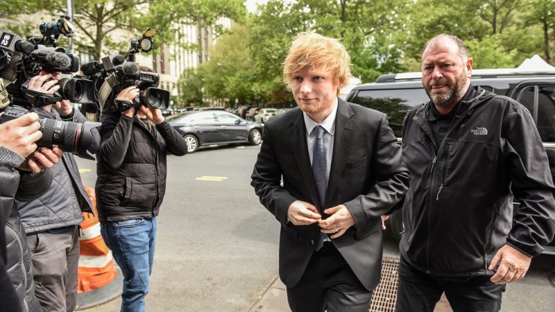 NextImg:Jury finds Ed Sheeran did not infringe on the copyright of 'Let's Get It On' | CNN Business