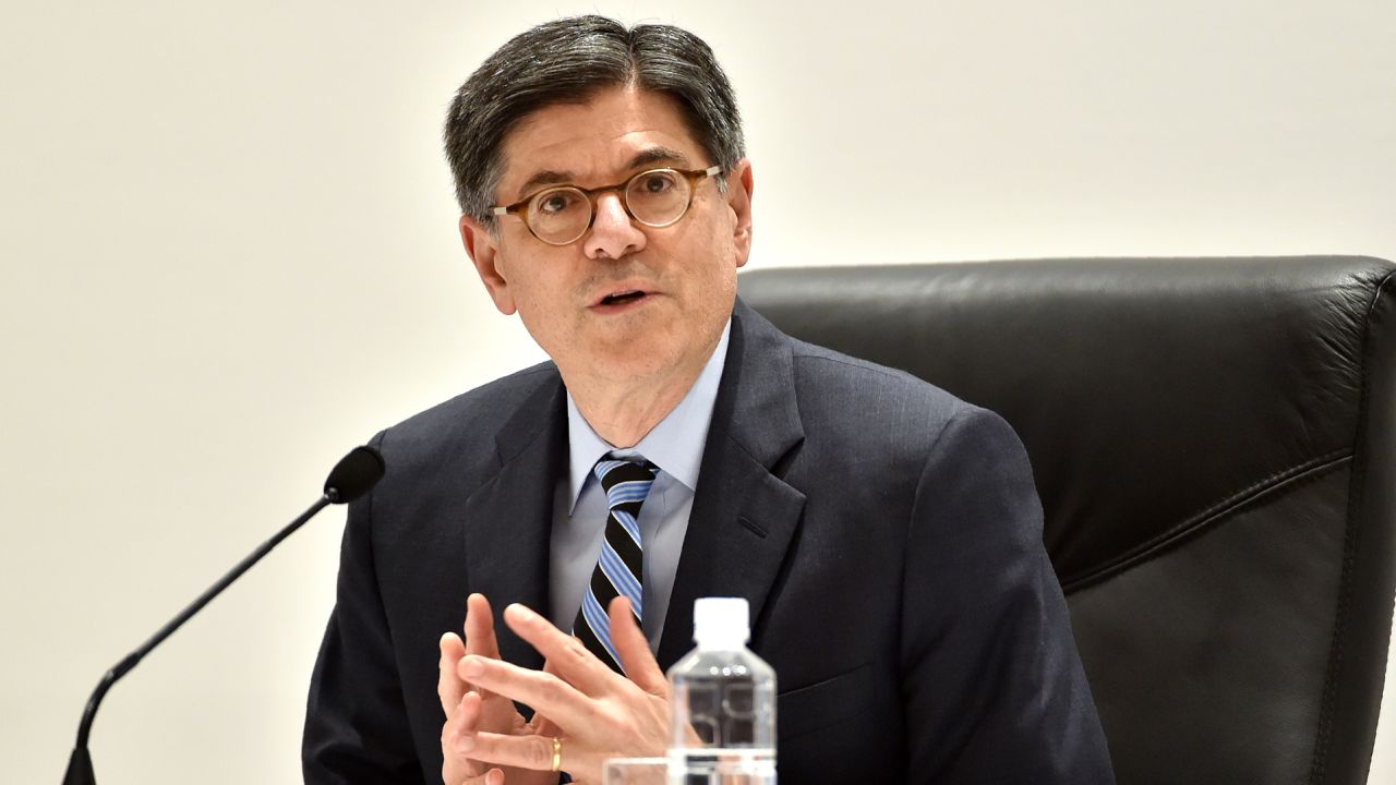 In this 2016 file photo, Jacob Lew answers questions during his press conference after the G7 Finance Ministers and Central Bank Governors' Meeting in Sendai, northern Japan.