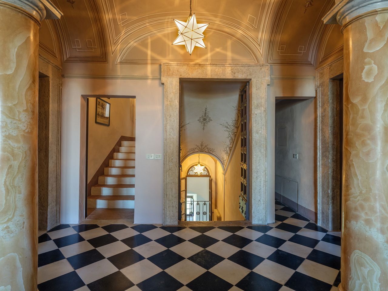 <strong>Huge project:</strong> The couple spent four years renovating the neglected castle into a luxury retreat.