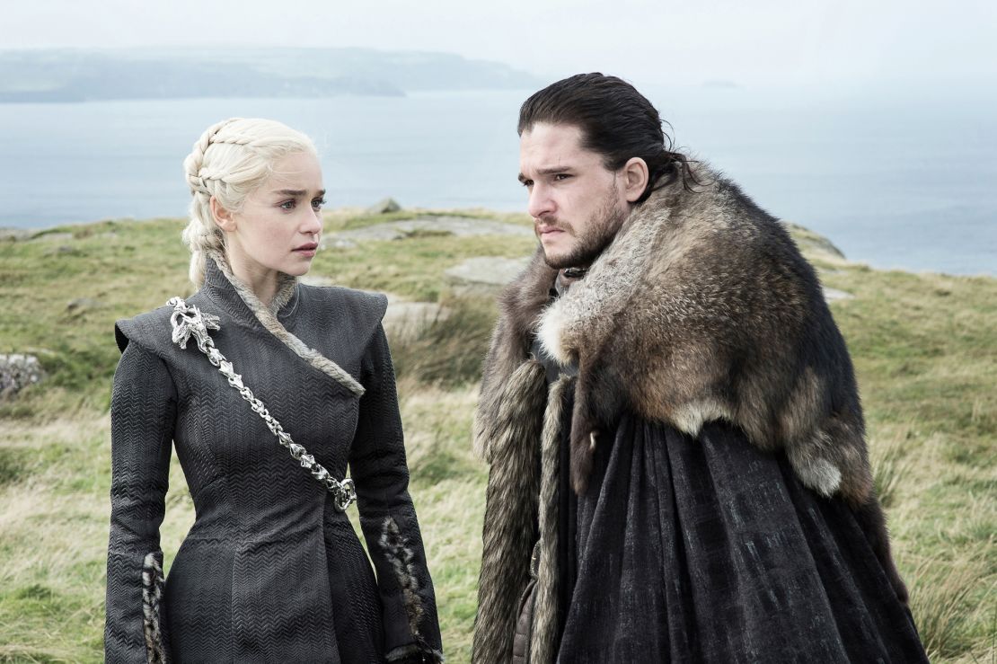 (From left) Emilia Clarke and Kit Harington in 'Game of Thrones.'