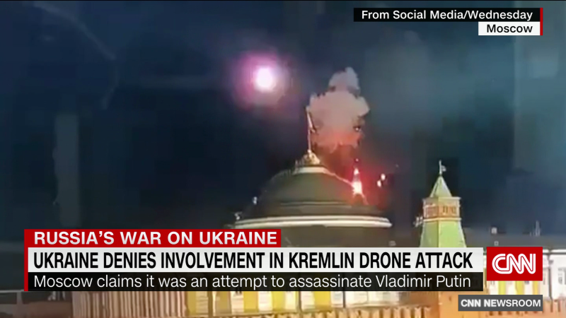 Russia blames Ukraine for Moscow drone strikes | CNN