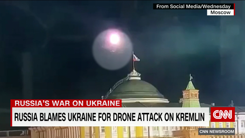 Russia unleashes intense airstrikes against Ukraine after claiming Ukraine fired drones at Kremlin | CNN