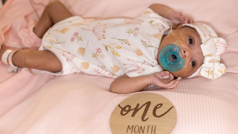 Doctors performed brain surgery on a baby before she was born and now she’s thriving