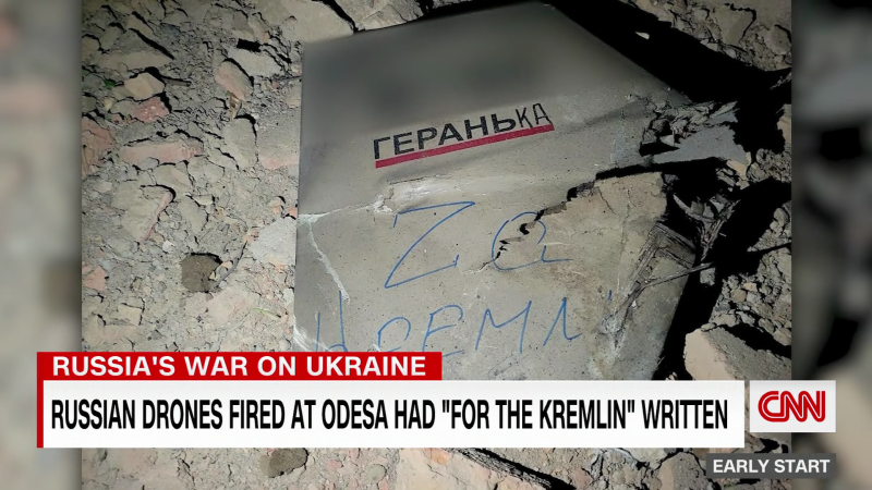 Russia fires drones at Odesa | CNN