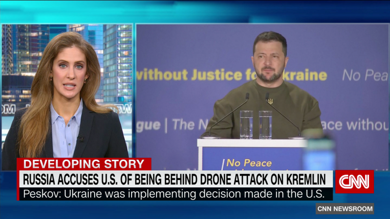 Russia accuses the United States of being behind the alleged drone attack on the Kremlin | CNN