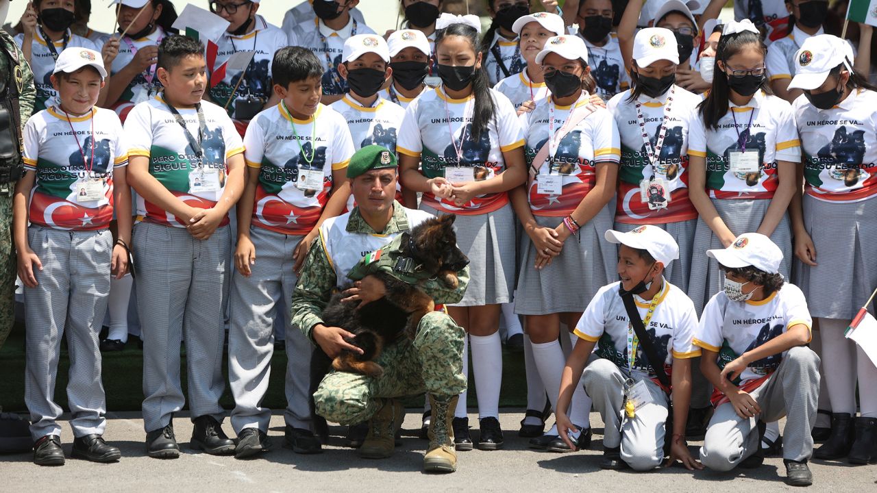 The puppy was donated by Turkey's government.