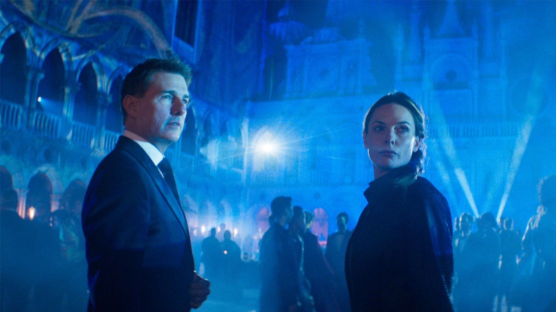 Tom Cruise and Rebecca Ferguson in "Mission: Impossible - Dead Reckoning Part One," the seventh movie in the series.