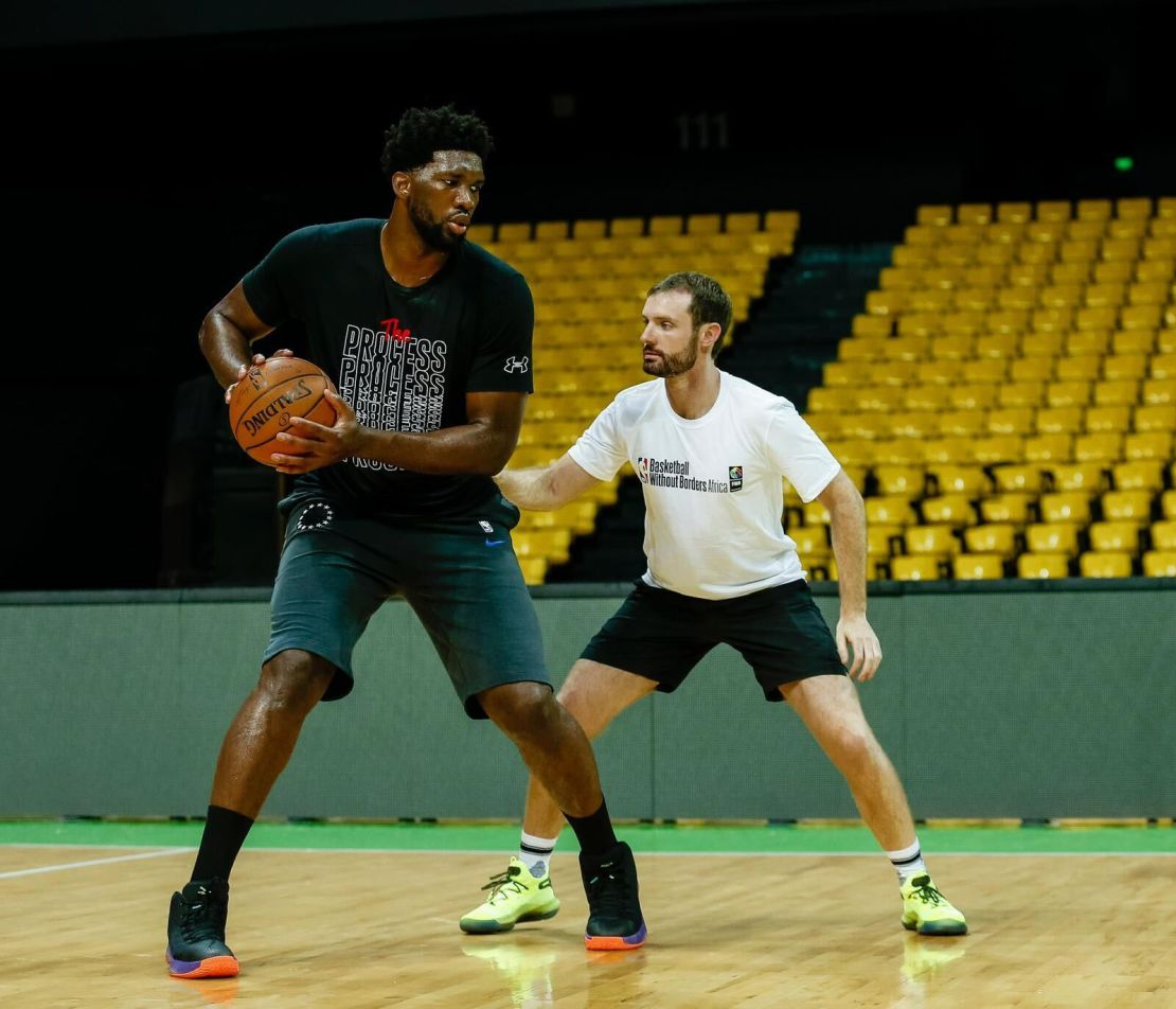 Trainer Drew Hanlen and Embiid have become a formidable team during their time together.