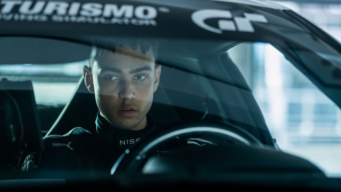 Archie Madekwe in "Gran Turismo."