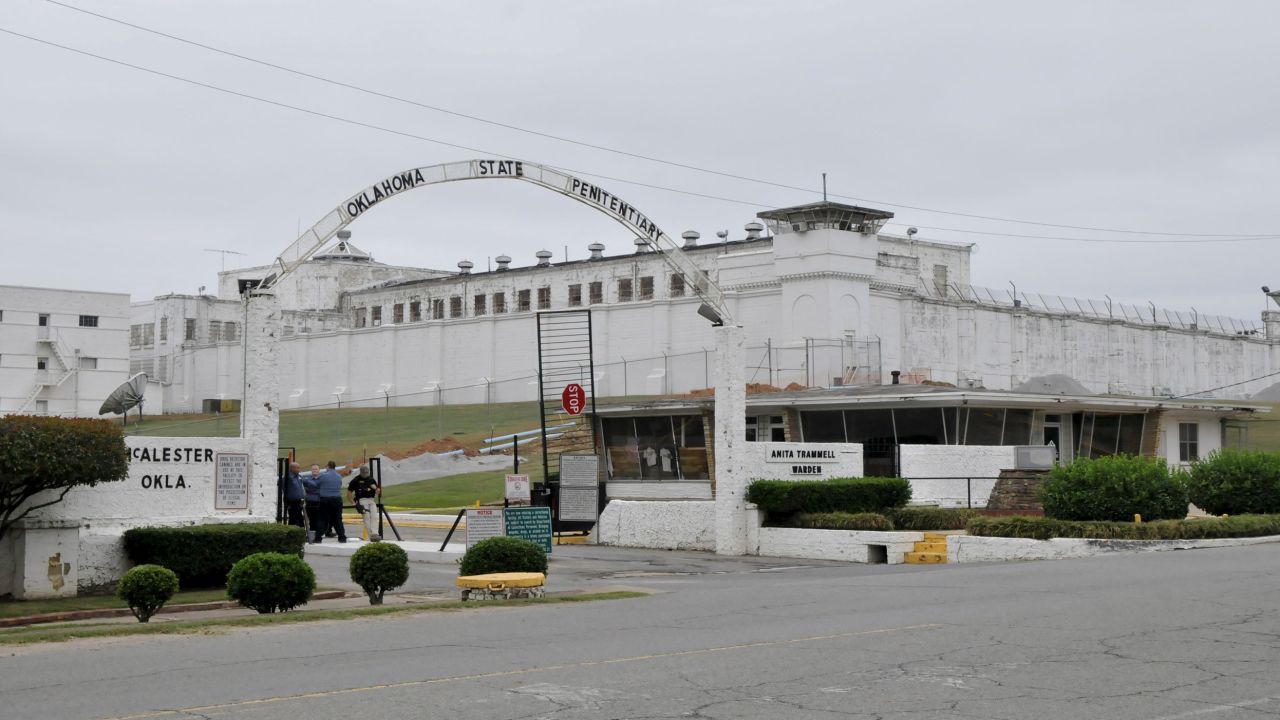The Oklahoma State Penitentiary in McAlester, where Richard Glossip is set to be executed, is seen in 2015.
