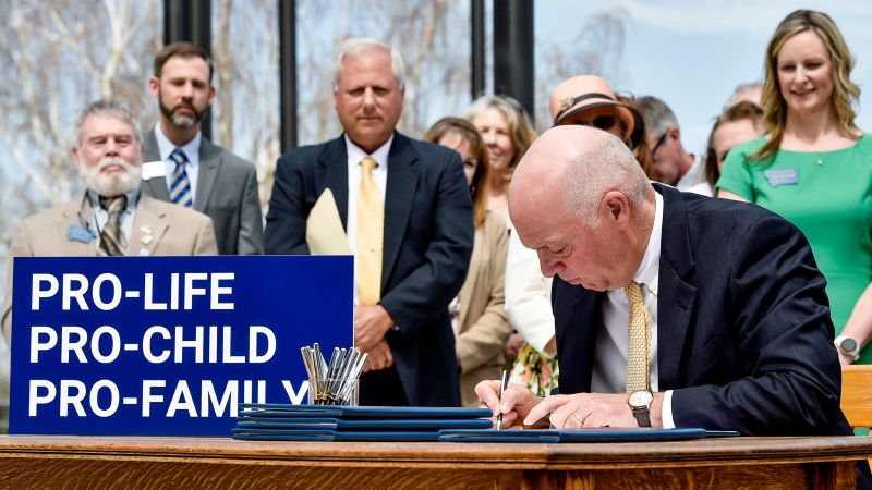 NextImg:Montana governor signs slate of bills restricting abortion rights | CNN Politics