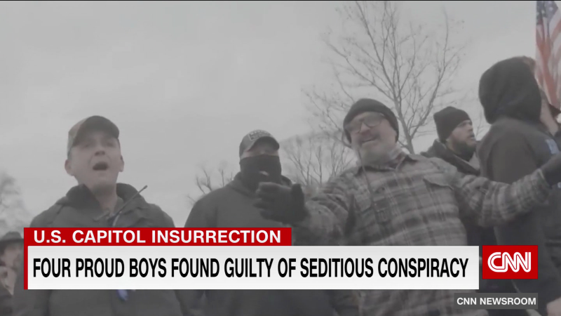 Four Proud Boys members found guilty of seditious conspiracy  | CNN