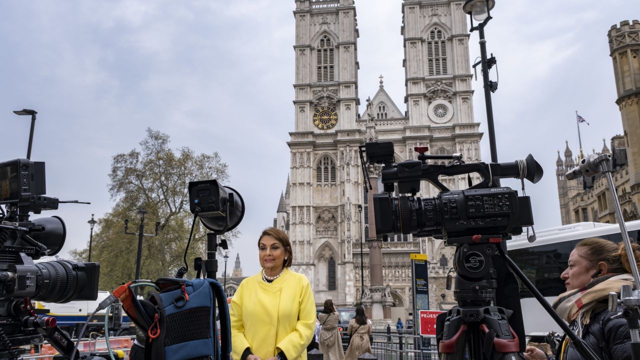 TV cameras are already stationed outside Westminster Abbey.