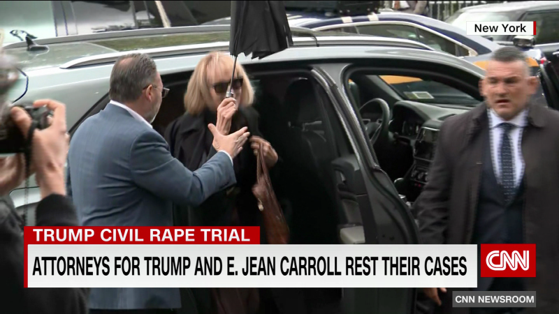 E. Jean Carroll rests case in civil rape trial, but Donald Trump could still testify   | CNN