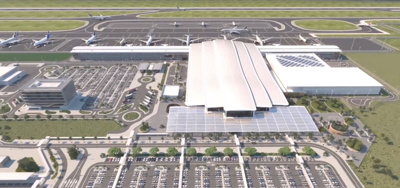 A new airport south of Kigali, in Rwanda, shown in this rendering, could accommodate 8 million passengers a year, making it one of the busiest in Africa. <strong>Scroll through the gallery to see Africa's 10 busiest airports in 2022.</strong>