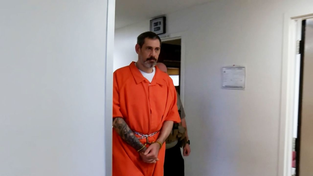 Casey White walks into a Lauderdale County courtroom on Thursday for his plea hearing.