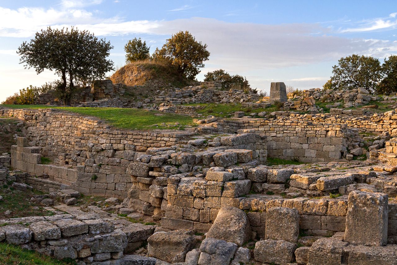 <strong>Old world: </strong>The ruins of 'Troy' lie near the modern city of Çanakkale.