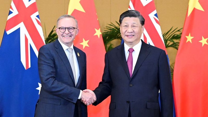 NextImg:Australia's exports to China hit record high as relations thaw | CNN Business