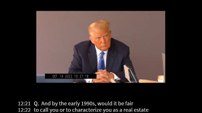 Key Moments From The Video Of Trump’s Deposition In E. Jean Carroll ...