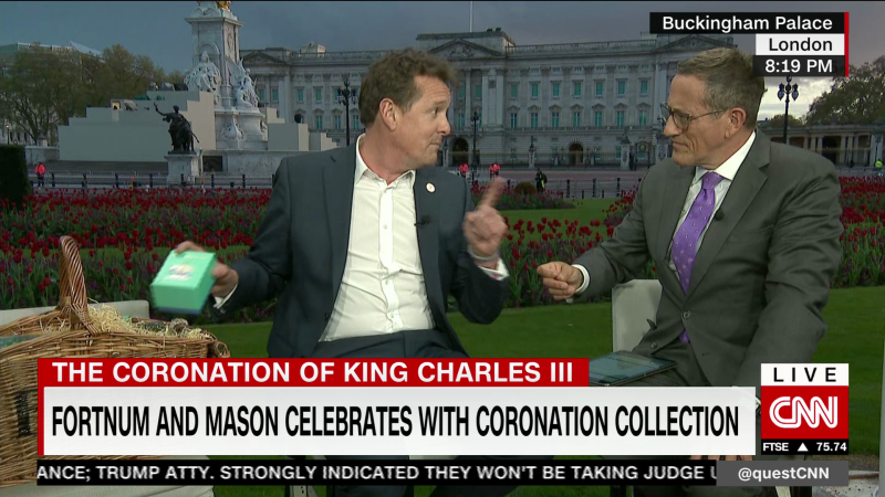 Fortnum & Mason marks the coronation of King Charles III | CNN