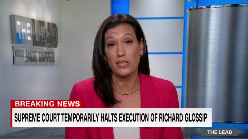 Brynn Gingras speaks exclusively to Oklahoma death row inmate Richard Glossip, moments after he learned the U.S. Supreme Court temporarily halted his execution | CNN