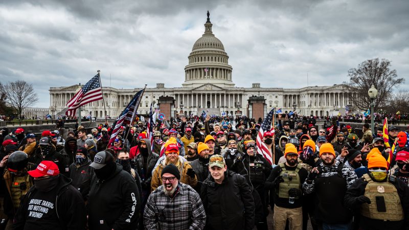NextImg:Man who assaulted officers with folding chair, pepper spray during Capitol riot gets longest sentence yet for a January 6 defendant | CNN Politics