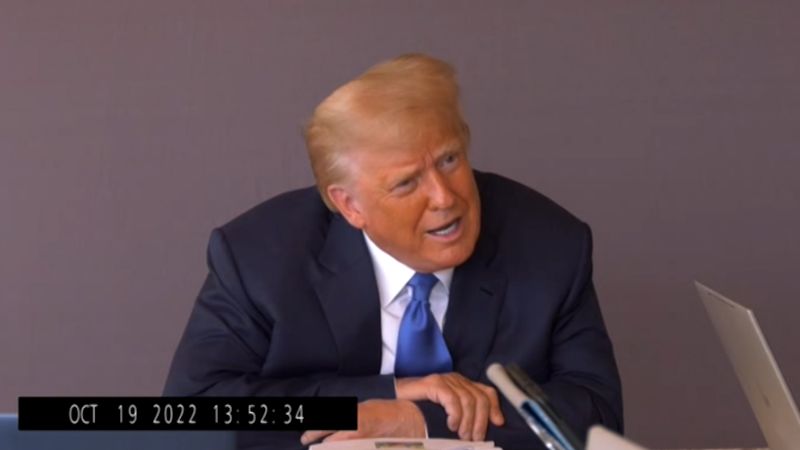 An agitated Trump appears in newly released deposition tapes | CNN Politics