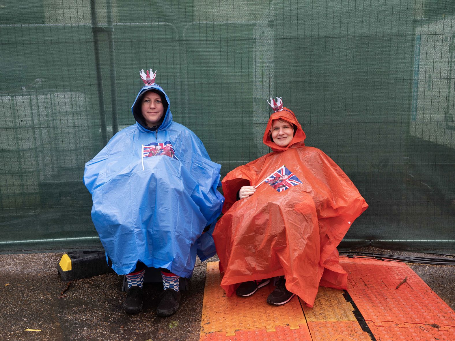 Stefanie and Korinna came from Germany to celebrate the big day. "We've been interested in the royal family because we don't have that in Germany," Stefanie said. "To witness traditions of 100 years, we are crossing something off the bucket list."