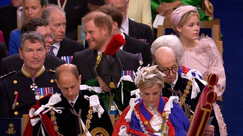 Video: Where Prince Harry was seated during coronation and what it meant | CNN