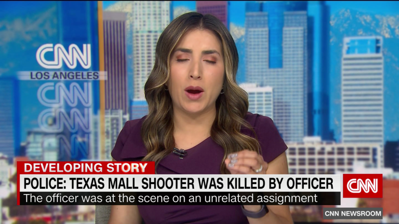 Video captures the moment the gunman begins shooting at a mall in Texas | CNN