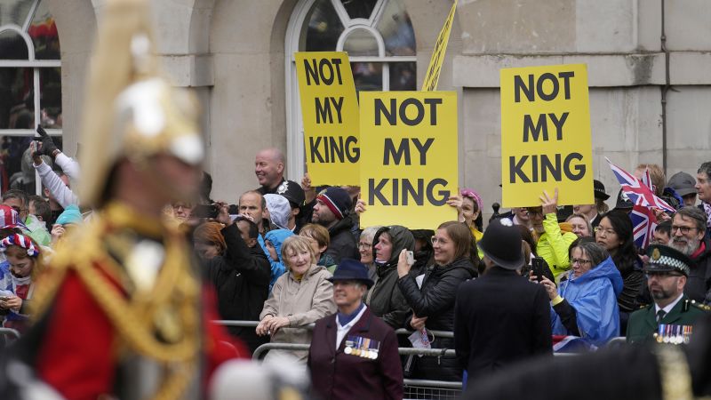 NextImg:London police express 'regret' over arrests of anti-monarchy protesters during coronation | CNN